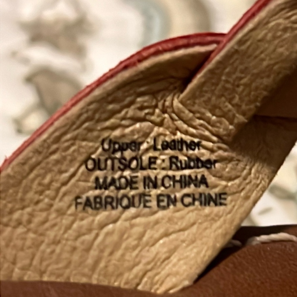 Olukai Braided Leather Thong Flip Flops - Picture 4 of 5